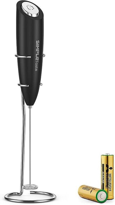 SIMPLETaste Milk Frother Handheld Battery Operated Electric Foam Maker, Drink Mixer with Stainles... | Amazon (US)