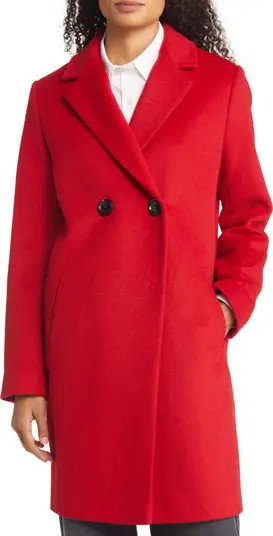 Sam Edelman Double Breasted Wool Blend Coat | Nordstrom | Nordstrom