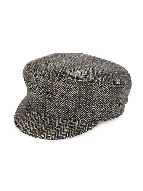 Isabel Marant Evie Herringbone Baker Boy Cap | Saks Fifth Avenue