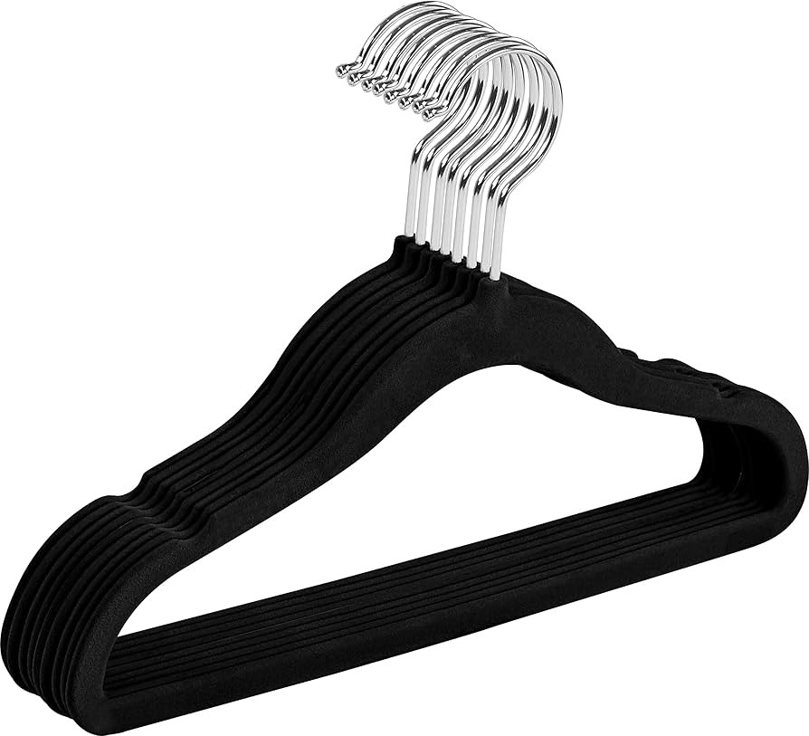 Utopia Home Kids Hangers Velvet (Pack of 20) - 11.6 Inch Durable Baby Hangers for Closet - Perfec... | Amazon (US)