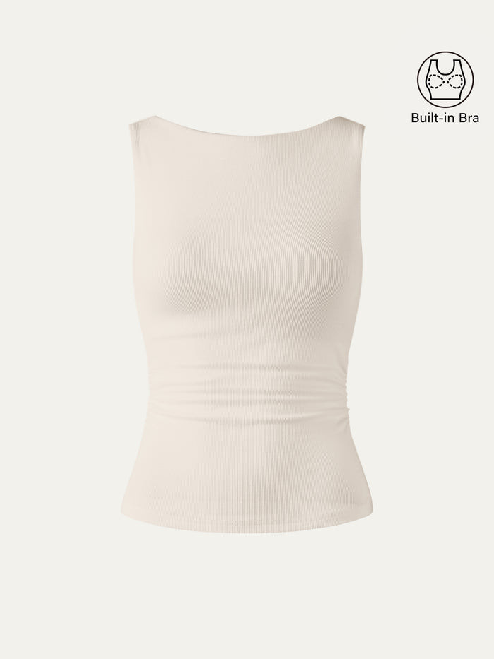 Elastic Open Back Bra Tank | OGLmove
