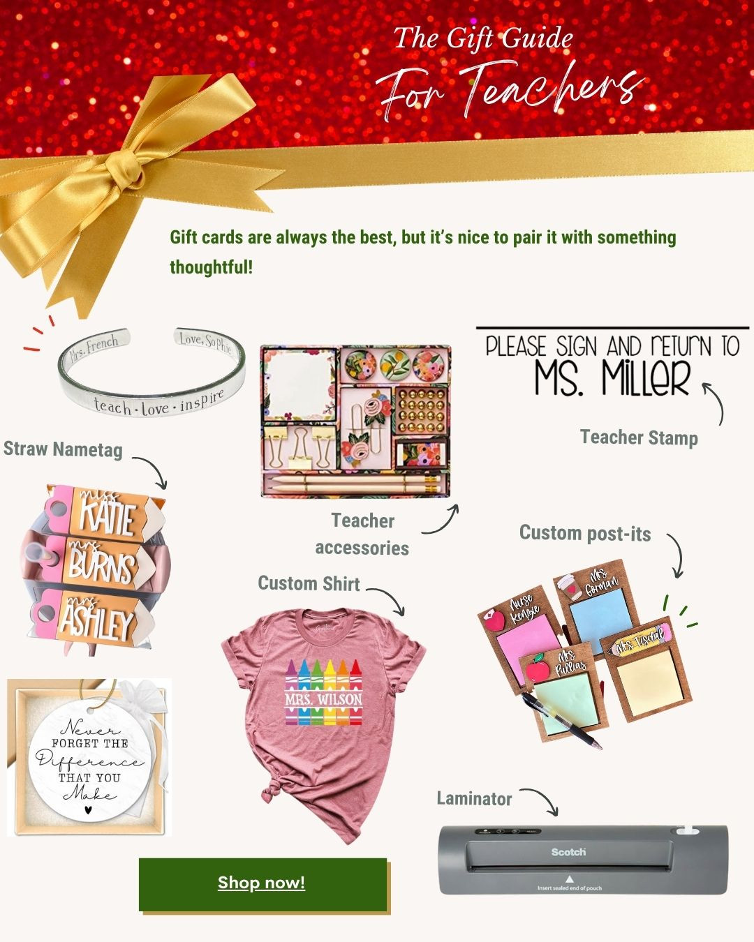 gifts for the teachers 

 #LTKCyberWeek #LTKGiftGuide #LTKHoliday
