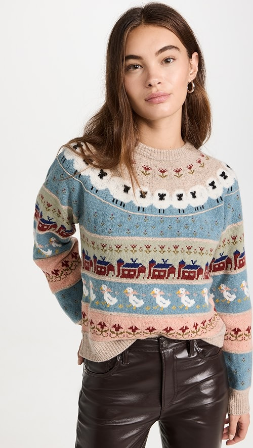 Sea Samira Sheep Knits Jacquard Sweater | SHOPBOP | Shopbop