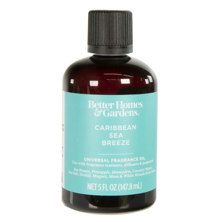 Better Homes & Gardens Universal Fragrance Oil, Caribbean Sea Breeze Scented, 5 fl oz, for use wi... | Walmart (US)