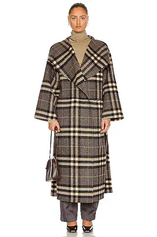Signature Double Wool Coat | FWRD 