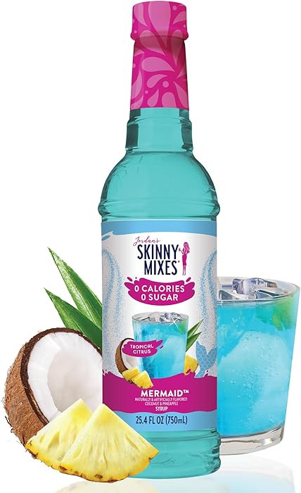Jordan's Skinny Mixes Sugar Free Syrup, Mermaid Flavor, Fruit Flavored Water Enhancer, Drink Mix ... | Amazon (US)