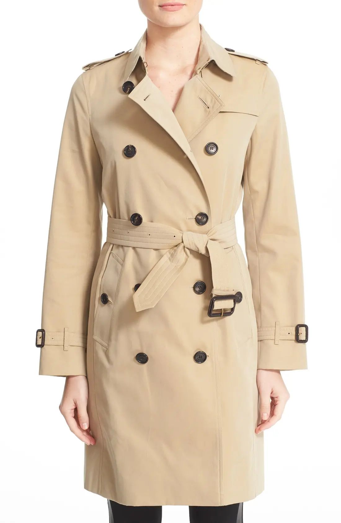 London 'Kensington' Long Trench Coat | Nordstrom