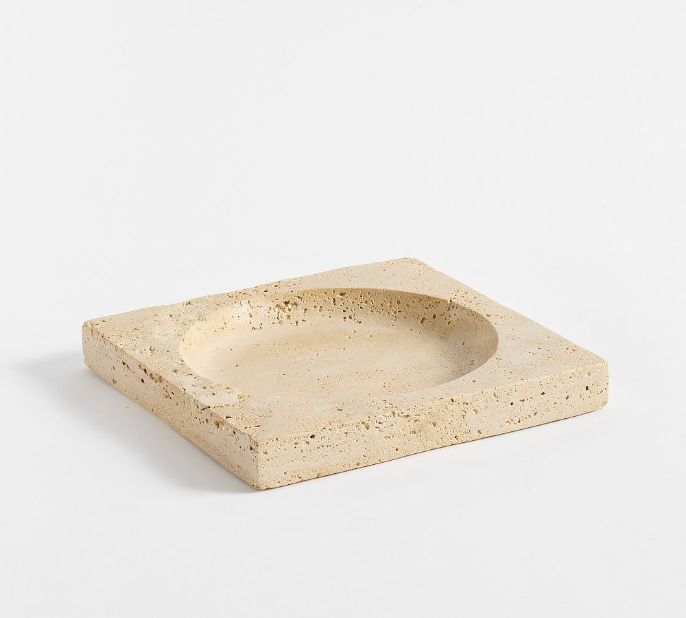 Handcrafted Travertine Tray | Pottery Barn (US)
