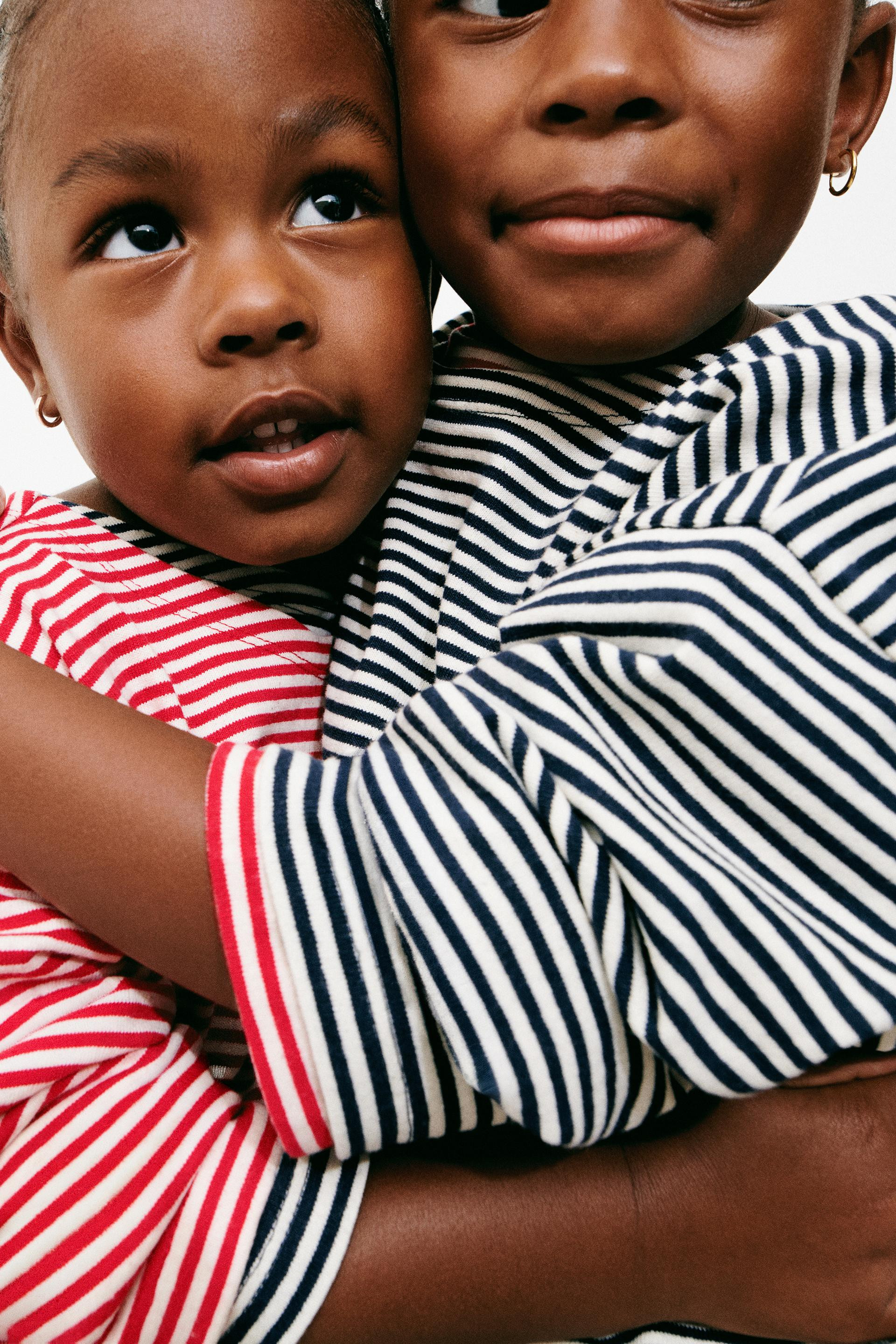 Zara - Zara Timeless - Striped Print T-Shirt - White / Red - 3 Years (38,6 Inches) - Kids | Zara US