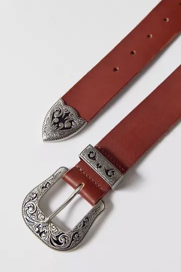 Jesse Leather Western Belt | Urban Outfitters (US and RoW)