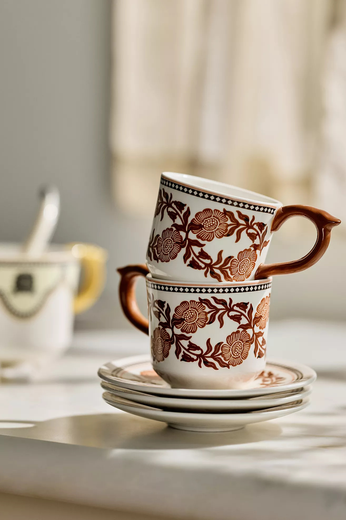 Reverie Stoneware Espresso Cup & Saucer | Anthropologie (US)