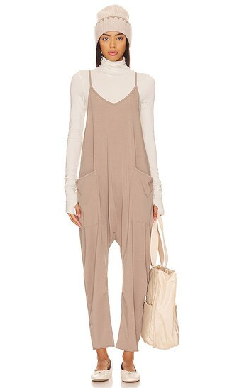 Free People x FP Movement Hot Shot Onsie in Taupe. - size XS | Revolve Clothing (Global)