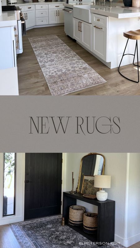 New rugs 
Kitchen runner 
Entryway rug 
Washable rugs 

#LTKunder100 #LTKhome