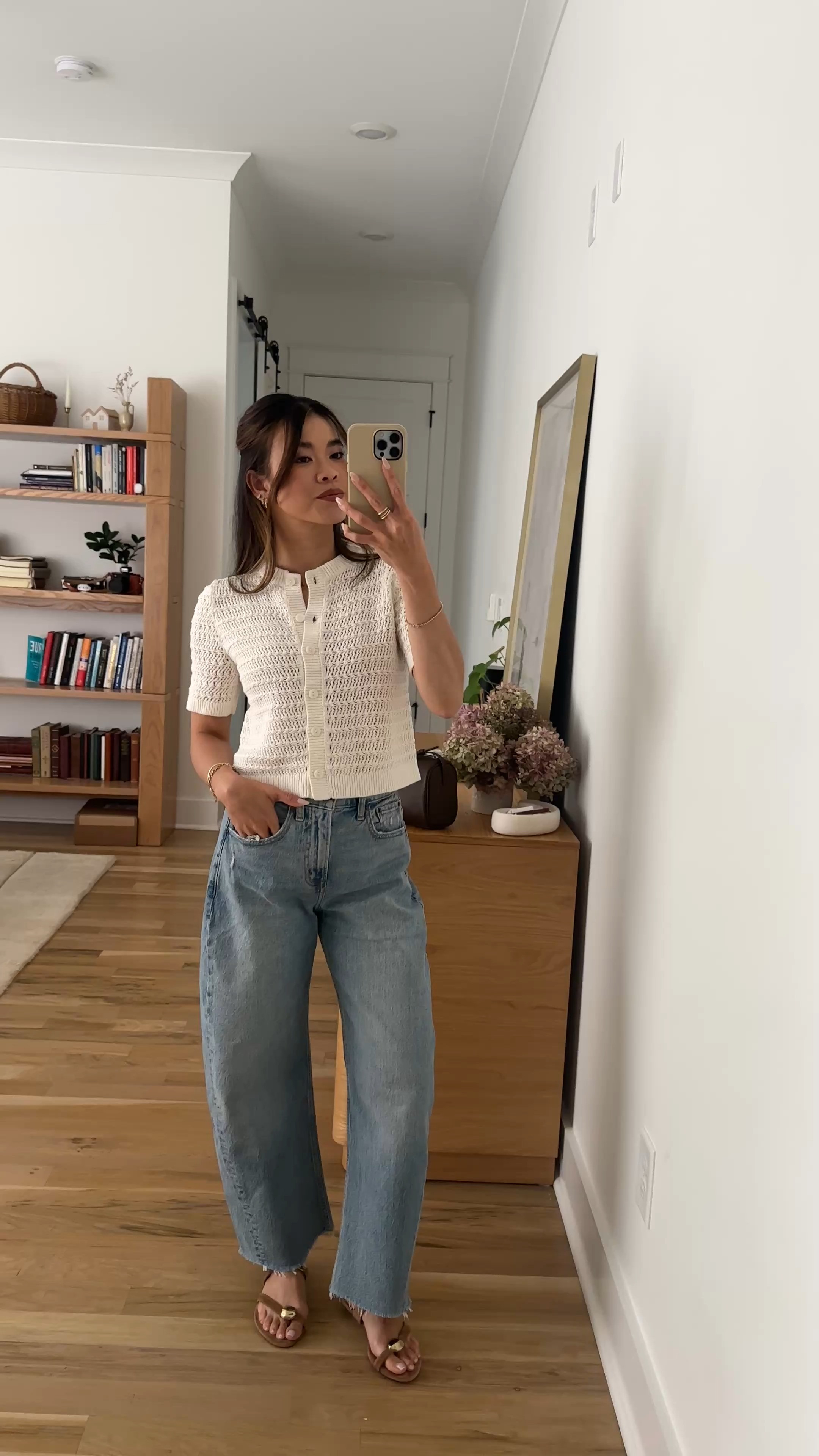 Sizing info:
•Top size XS
•Jeans size 24 short

petite fashion, get dressed with me, outfit inspiration, ootd, nashville outfit, Nashville influencer, petite style, vacation style, casual outfits, mom style, petite pants, spring outfits, spring outfit info, spring pants, spring outfit idea, spring top, spring sweater, spring shoes,  spring jeans, spring denim, barrel jeans, abercrombie jeans,  
@abercrombie 
 

#LTKootd #LTKSeasonal #LTKPetite