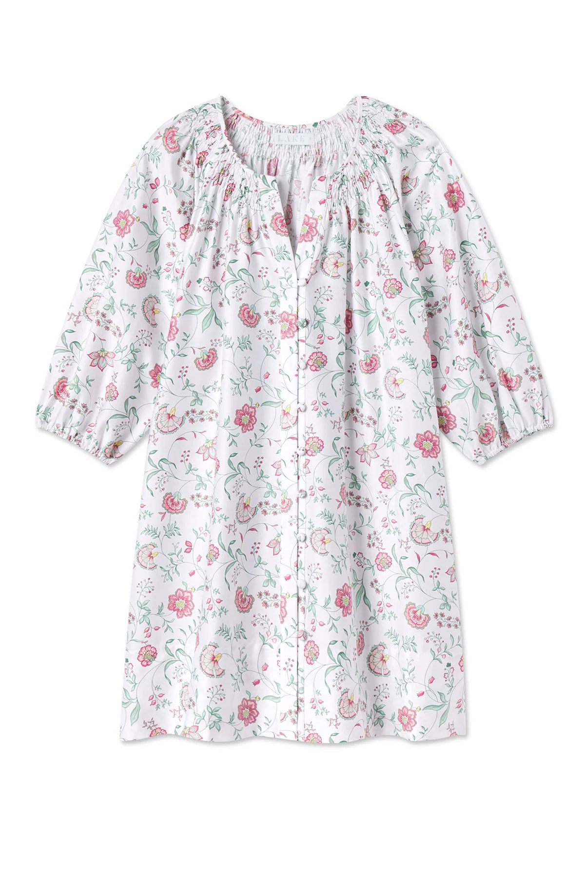 Hammock Shirt Dress in Garden Vines | Lake Pajamas