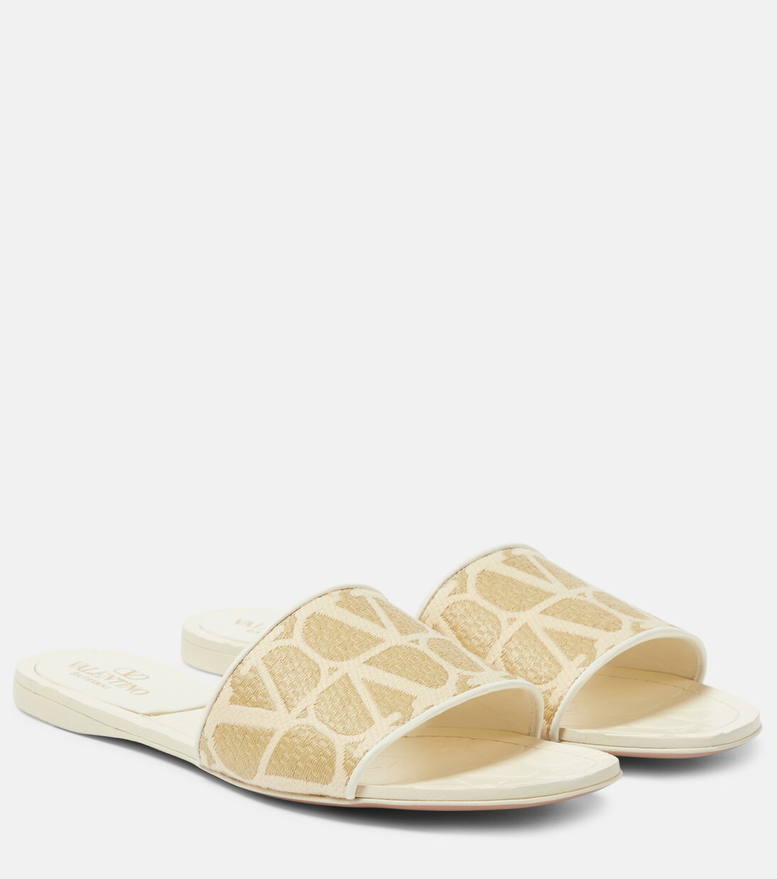 Toile Iconographe raffia slides | Mytheresa (US/CA)