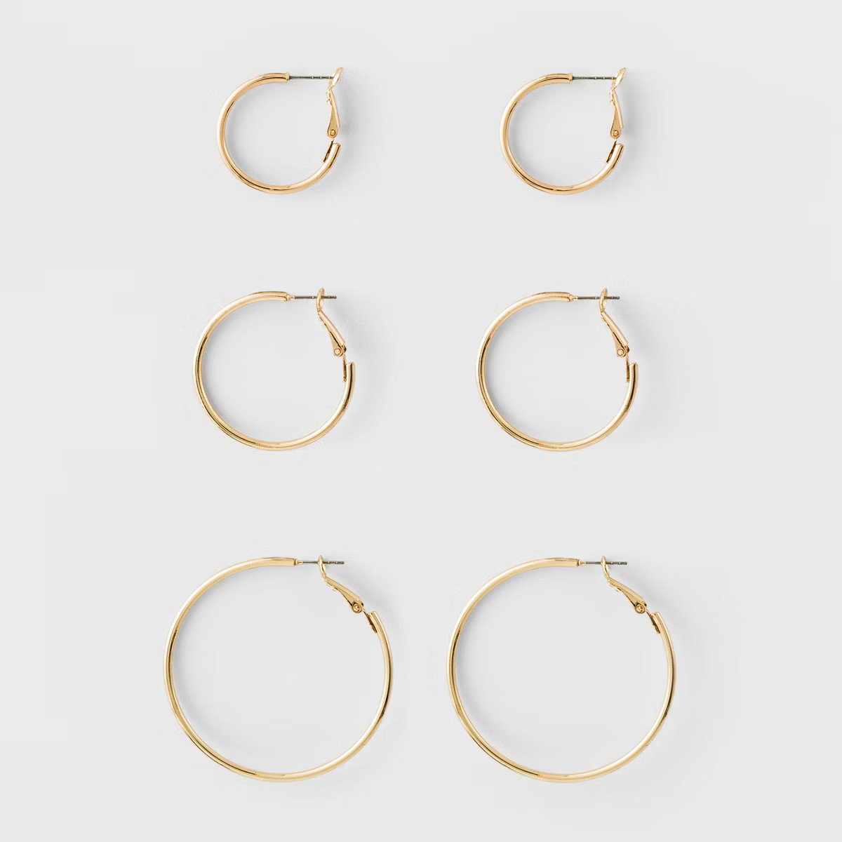 Hoop Earring Set 3pc - A New Day™ | Target