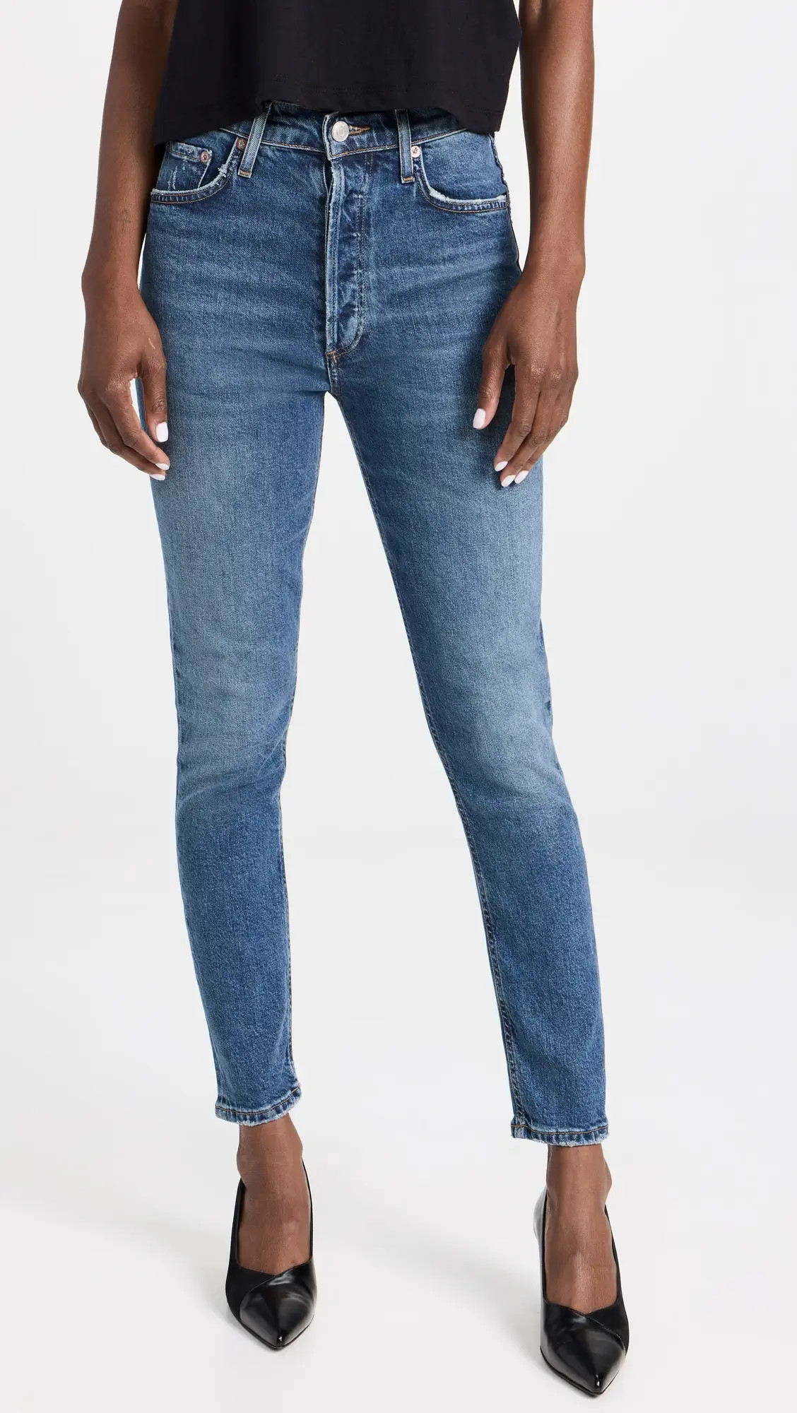 AGOLDE Nico High Rise Slim Fit Jeans | Shopbop | Shopbop