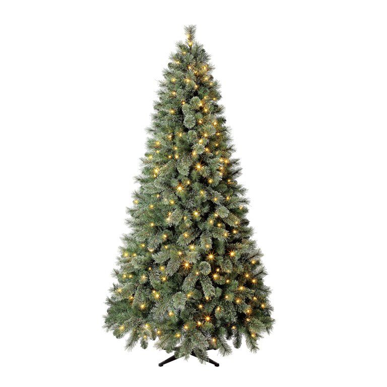 Holiday Time Pre-Lit Liberty Pine Artificial Christmas Tree, Color-Changing LED Lights, 7.5' | Walmart (US)