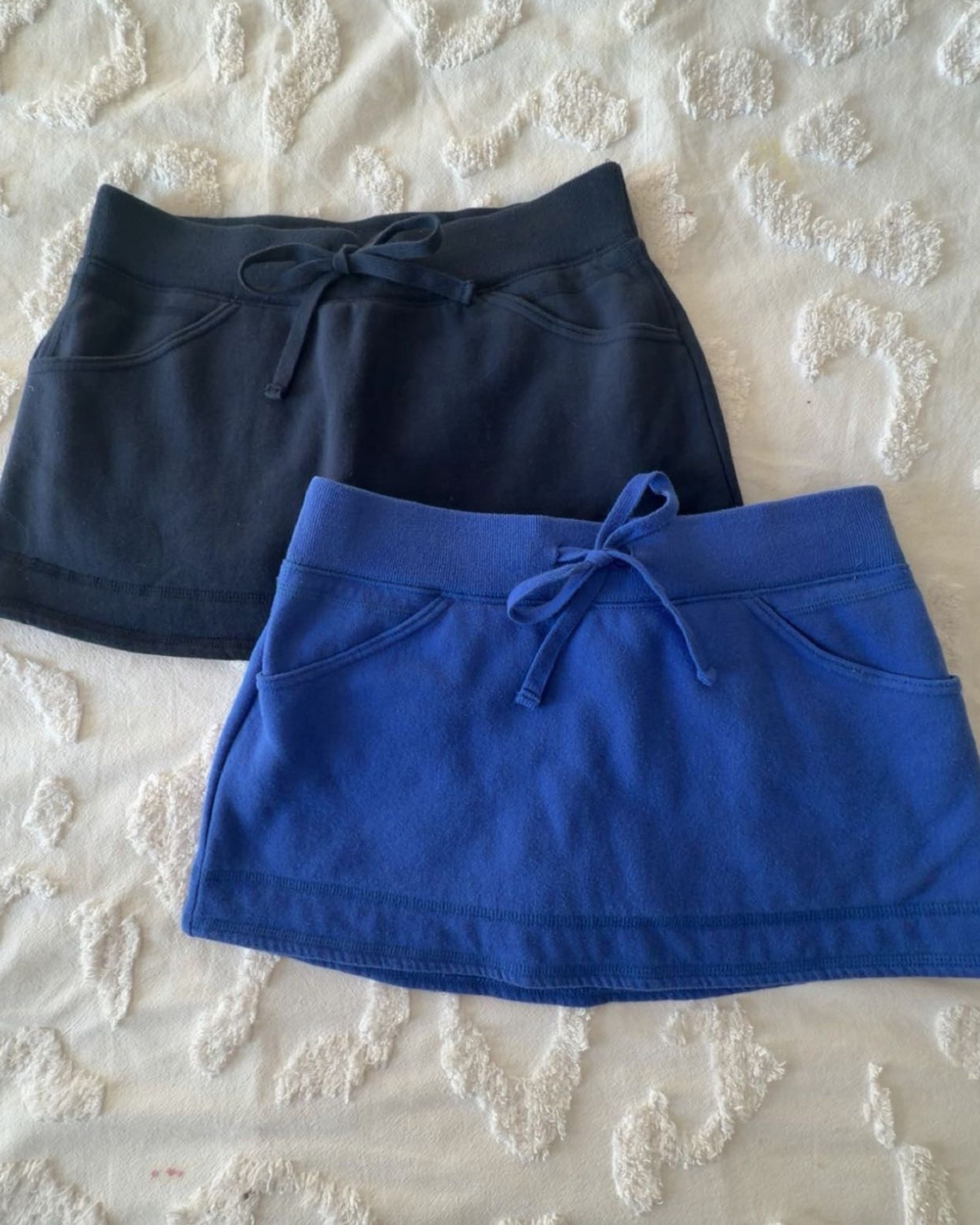 loving these sweat skorts from hollister!! the perfect mini skirt fit & length, plus come in the cutest colors!! i have the blue and navy version in an xs, love to pair them with a tight tshirt or a crewneck sweatshirt!! cute and easy to throw on for whatever, can’t wait to wear them to school!!

#ltkhollister #fashioninspo #miniskort #springfashion #ltkactive

#LTKActive #LTKdayinmylife #LTKootd