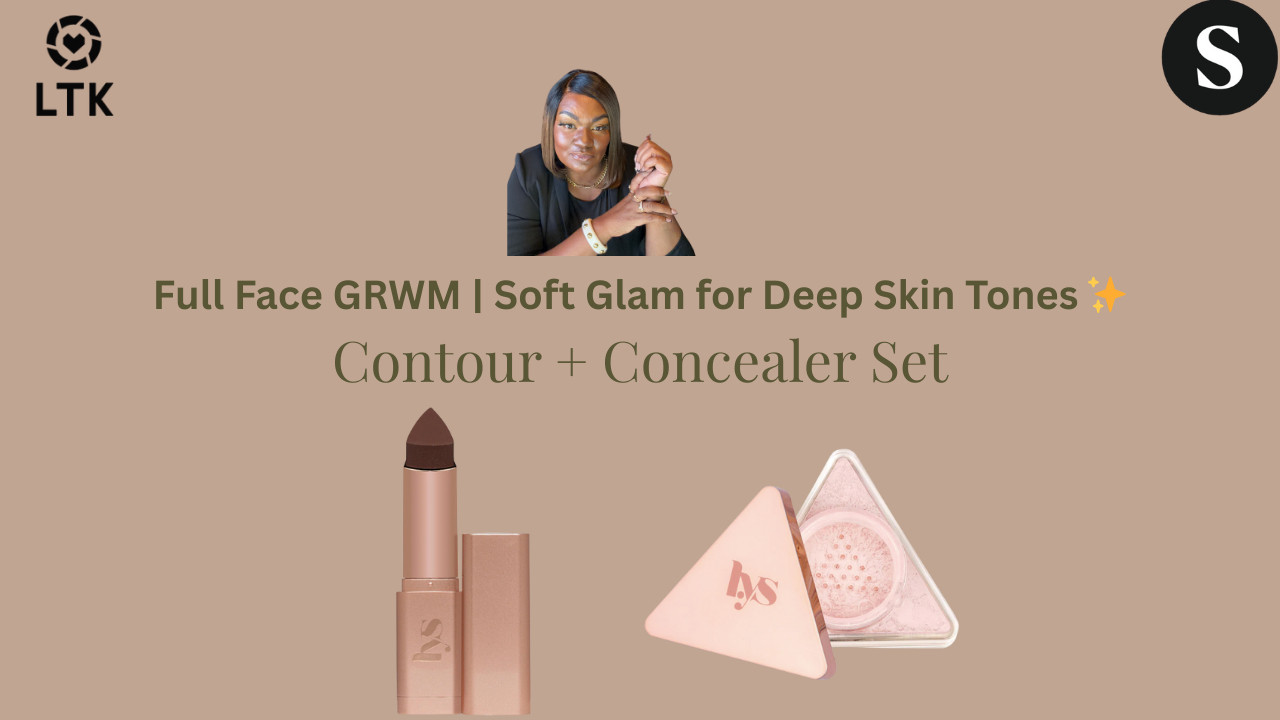 Full Face GRWM | Soft Glam for Deep Skin Tones ✨


Getting ready with a full face of makeup using complexion-friendly favorites from LYS Beauty, Juvia's Place, REFY, Drunk Elephant, RoC, and SEPHORA COLLECTION.
This routine focuses on hydrated skin, soft sculpted glam, and products that actually work on deep skin tones — no ash, no heaviness, just glow 🤍
✨ All products are linked through my ShopMy + LTK for easy shopping.


ShopMy:
https://shopmy.us/shop/collections/3501072


LTK:
https://liketk.it/5L0T1

A full-face soft glam routine featuring skin-prep, complexion, and color products designed to enhance deep skin tones:
* Hydration & Prep:
    * The Lip Balm | Multi-Ceramide
    * RoC Retinol Line Smoothing Eye Cream
    * Drunk Elephant Lala Retro Whipped Cream
    * REFY Glow and Sculpt Serum Primer
* Brows & Base:
    * Sephora Collection Tinted Volumizing Brow Gel (Granite)
    * LYS Beauty Bright Start Concealer (DG3)
    * LYS Beauty No Limits Cream Bronzer (Worthy)
    * LYS Beauty Triple Fix Loose Powder (Sincere)
    * LYS Beauty True Enlightenment Skin Finisher (Strength)
* Color & Glow:
    * Juvia’s Place Warrior Palette
    * LYS Beauty Cream Blush (Focused)
    * LYS Beauty Aim High Cream Highlighter (Brave)
* Finish & Lips:
    * LYS Beauty Skin Loyalty Setting Spray
    * Juvia’s Place Luxe Lip Liner (Kola)
    * LYS Beauty Speak Love Lip Balm (Truthful)
Perfect for everyday glam, over-40 beauty routines, and melanin-friendly makeup looks.



#GRWM
#SoftGlam
#MelaninMakeup
#DeepSkinTones
#Over40Beauty
#LYSBeauty
#JuviasPlace
#CleanBeauty
#MakeupShorts
#Shorts


full face grwm, makeup for deep skin tones, melanin makeup routine, over 40 beauty, lys beauty review, juvias place makeup, soft glam makeup look, clean beauty makeup, makeup shorts, grwm makeup routine, glow makeup routine
 

 #LTKgrwm #LTKOver40 #LTKBeauty