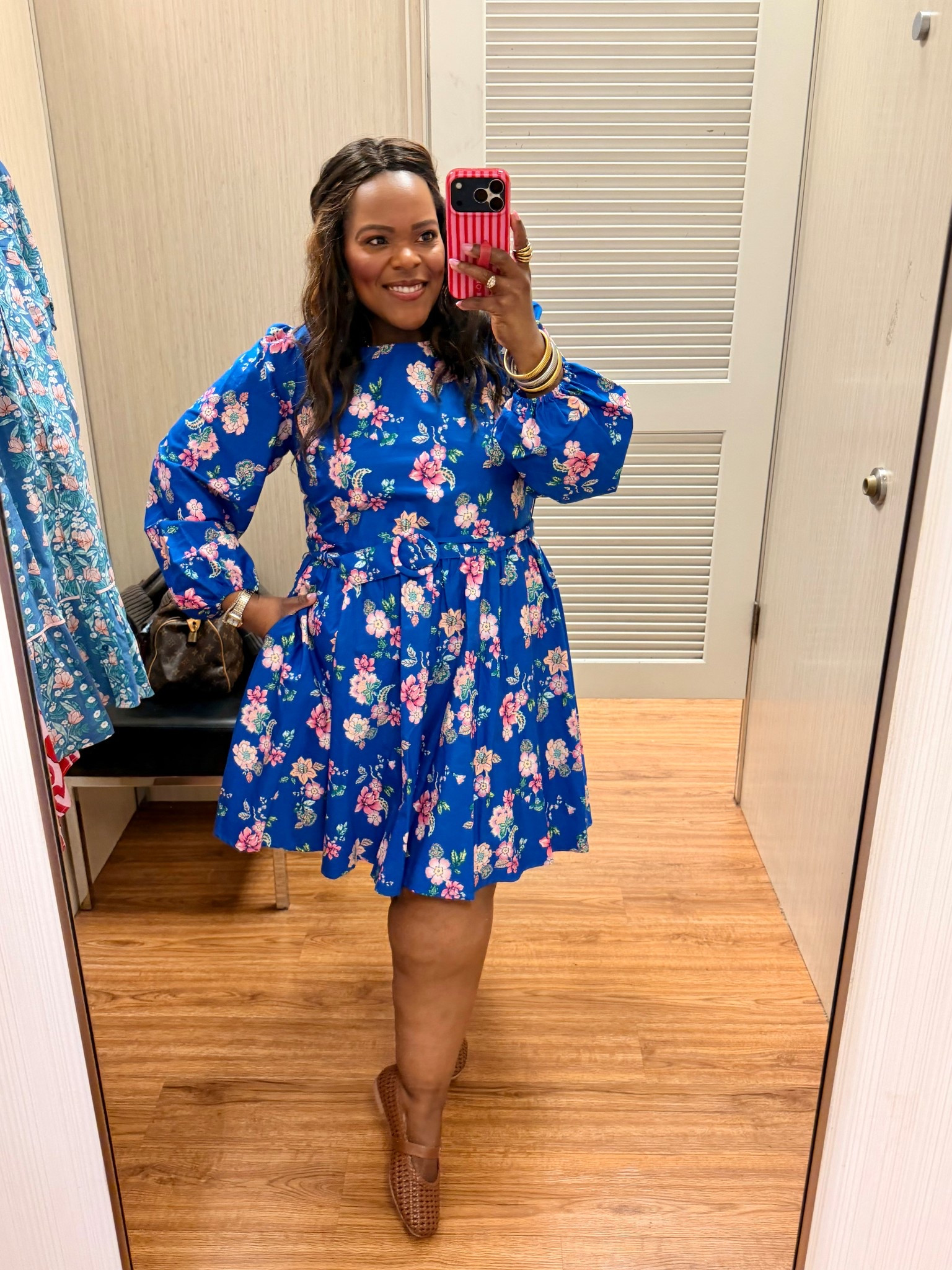 Spring dresses are trickling in and I’m loving the colors and prints!! This one runs a little small so size up. I’m in the large and it’s snug. 

#LTKMidsize #LTKgrwm #LTKSaleAlert