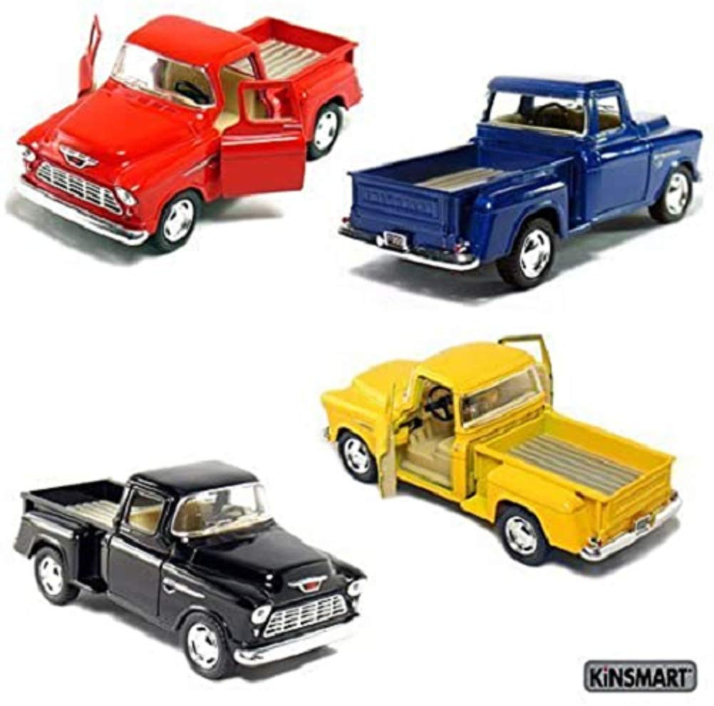 KiNSMART 1955 Chevrolet Stepside Pickup Truck 5 Inch 1:32 Scale Die Cast Metal Little Truck (-4Se... | Amazon (US)