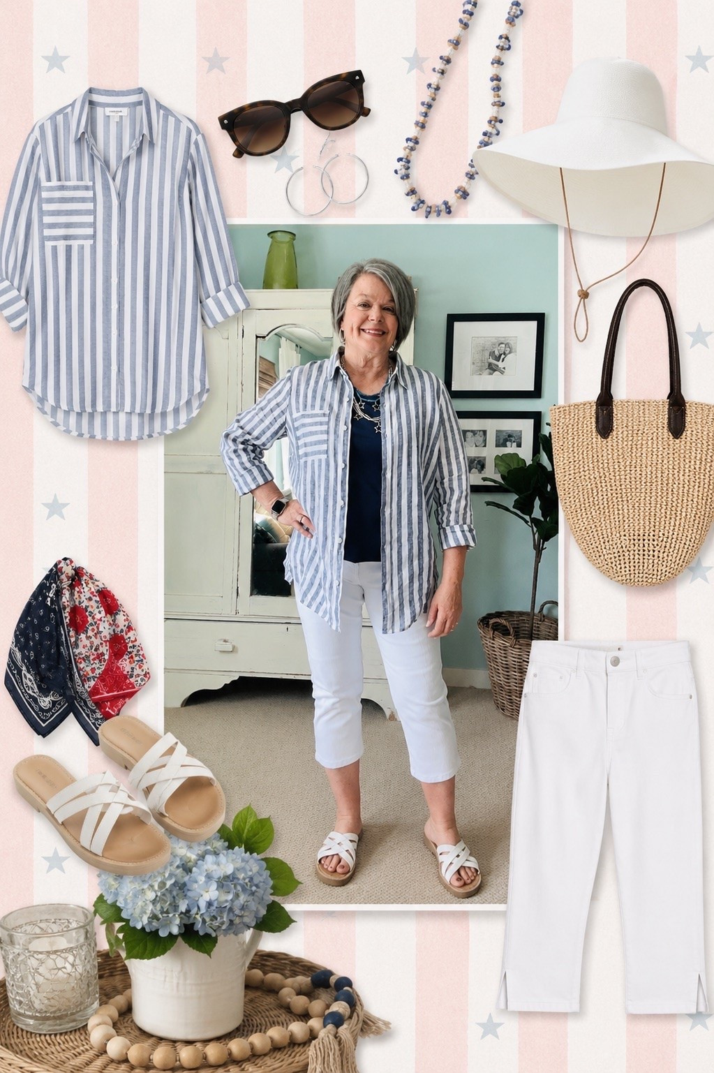 My favorite navy and white striped shirt is on sale now! 
This shirt is going to take me through summer and on into fall! I can pair it with white capris or white pants, even a swimsuit coverup 
then for fall with blue denim
Jeans and boots. 
Love a workhorse shirt like this. 
#ad #coldwatercreekpartner #blueandwhitestripes #fashionover50

#LTKOver40