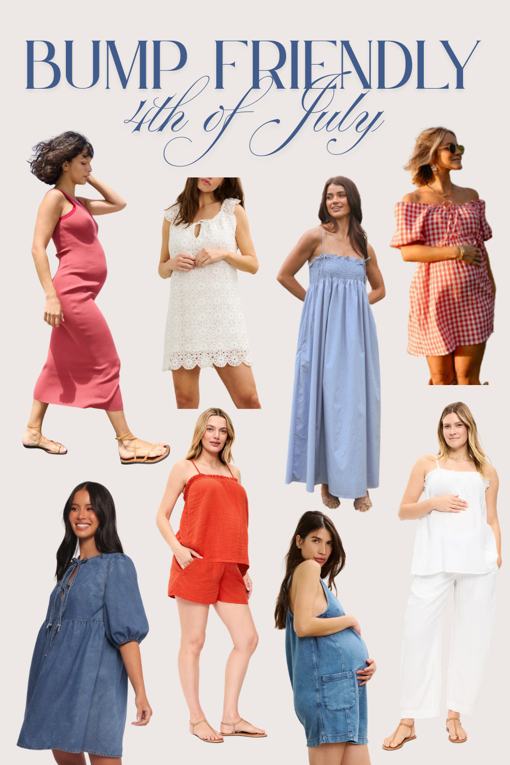 4th of July outfit inspo for the pregnant mama 🇺🇸🤍 Red, white, and blue bump friendly styles all linked below! #4thofjuly #maternitystyle #bumpfriendly #ltkmaternity #ltkbaby #pregnancyfashion
 

 #LTKootd #LTKmomlife #LTKBump