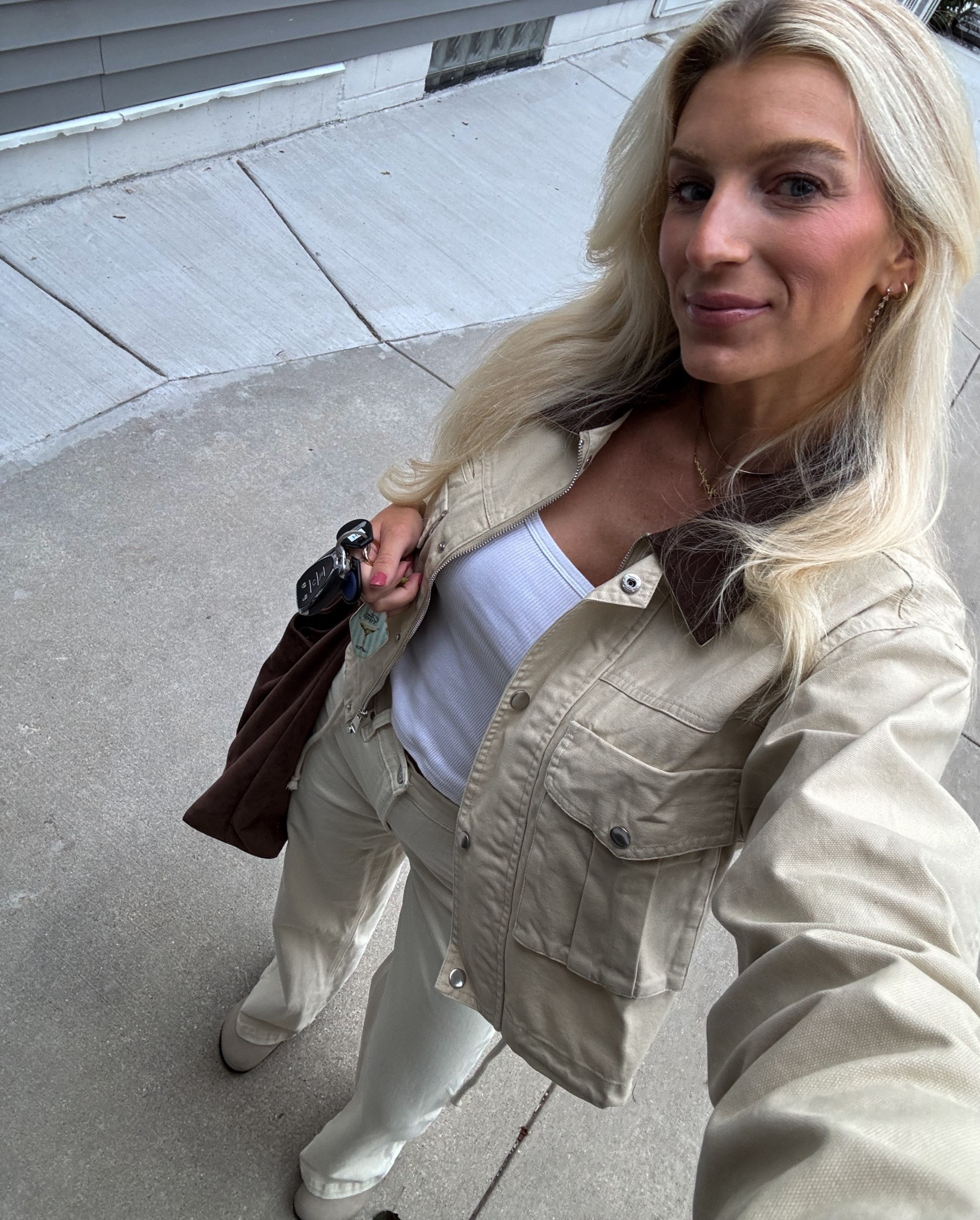 Pre fall transition outfit
Jacket Amazon fashion 
Purse & clogs amazon 
Jeans gap 4 long 

#LTKFindsUnder100 #LTKStyleTip #LTKTall