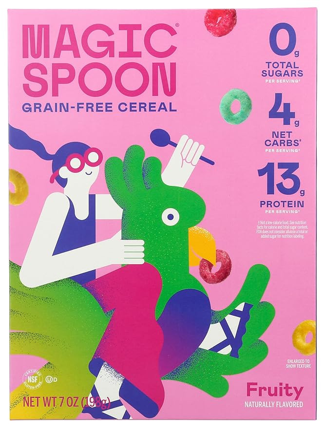 Magic Spoon Cereal, Fruity 1-Pack | Amazon (US)