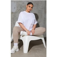 Plus Ultimate White Oversized T Shirt | PrettyLittleThing US