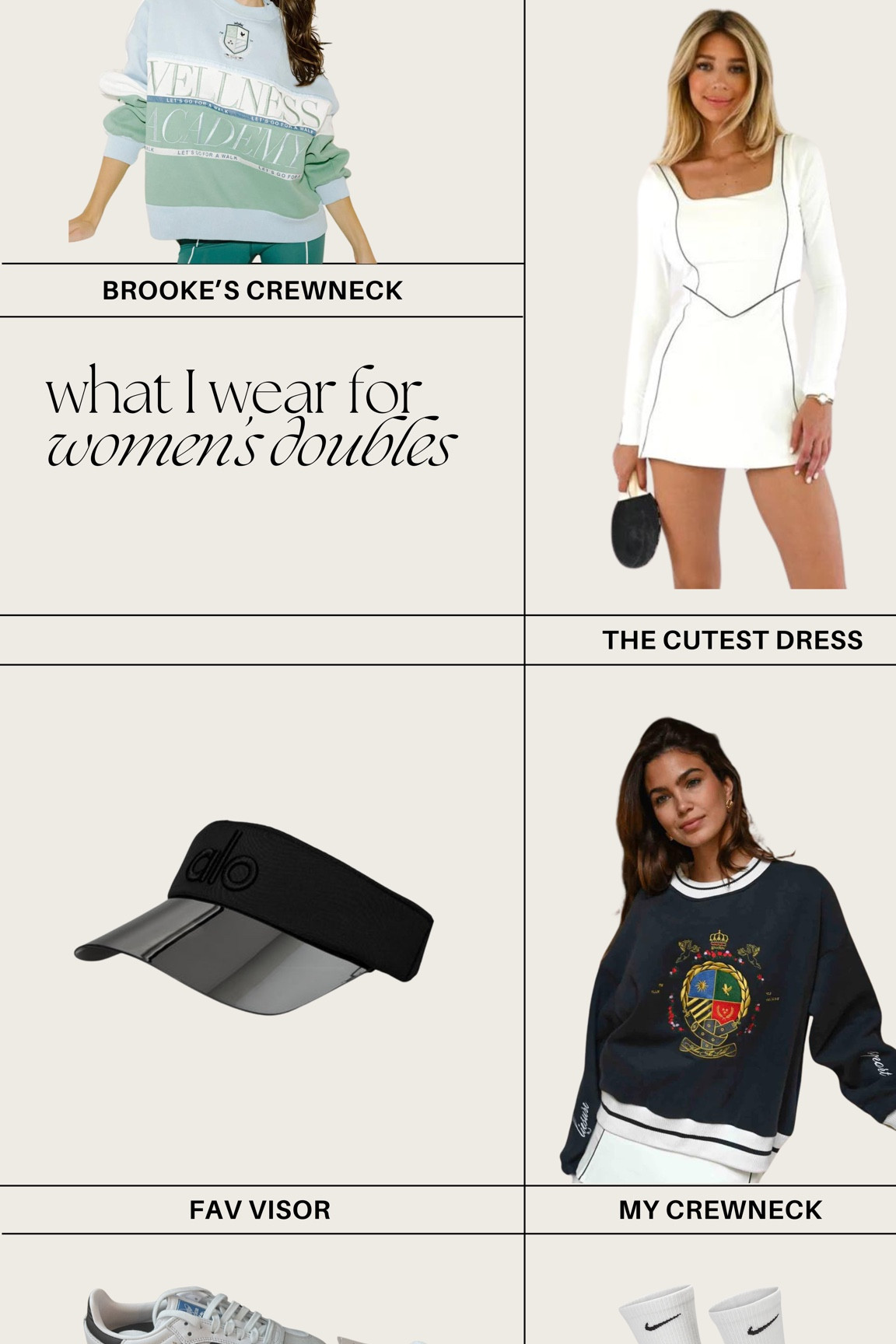 What we wore for women’s doubles! Go to pickleball outfits 🖤

#LTKfitness #LTKbeauty #LTKstyletip