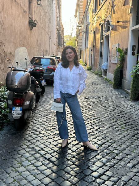 Italy casual spring outfit with denim jeans! 

#LTKSeasonal #LTKtravel #LTKstyletip