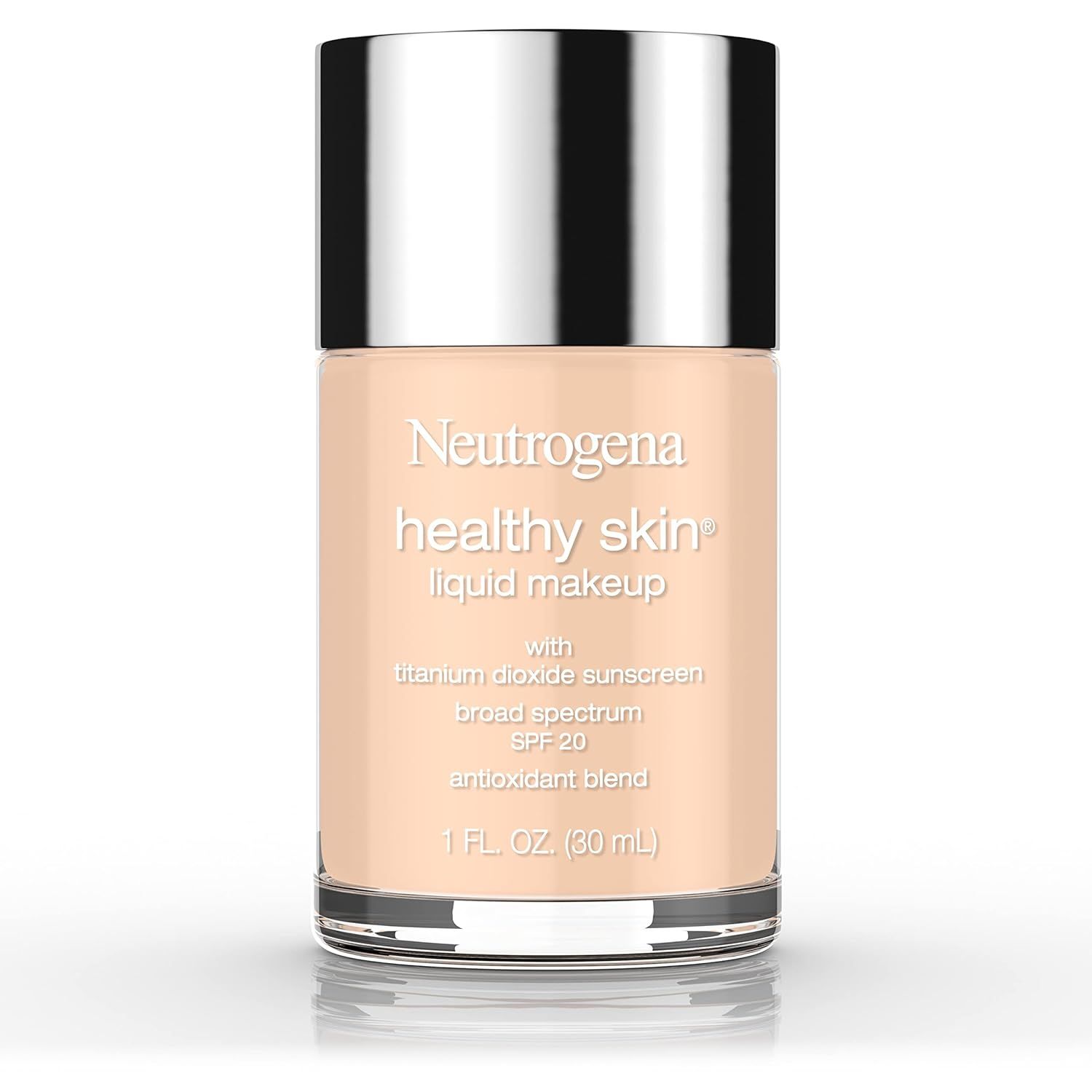 Neutrogena Healthy Skin Liquid Makeup Foundation, Broad Spectrum SPF 20 Sunscreen, Lightweight & ... | Amazon (US)