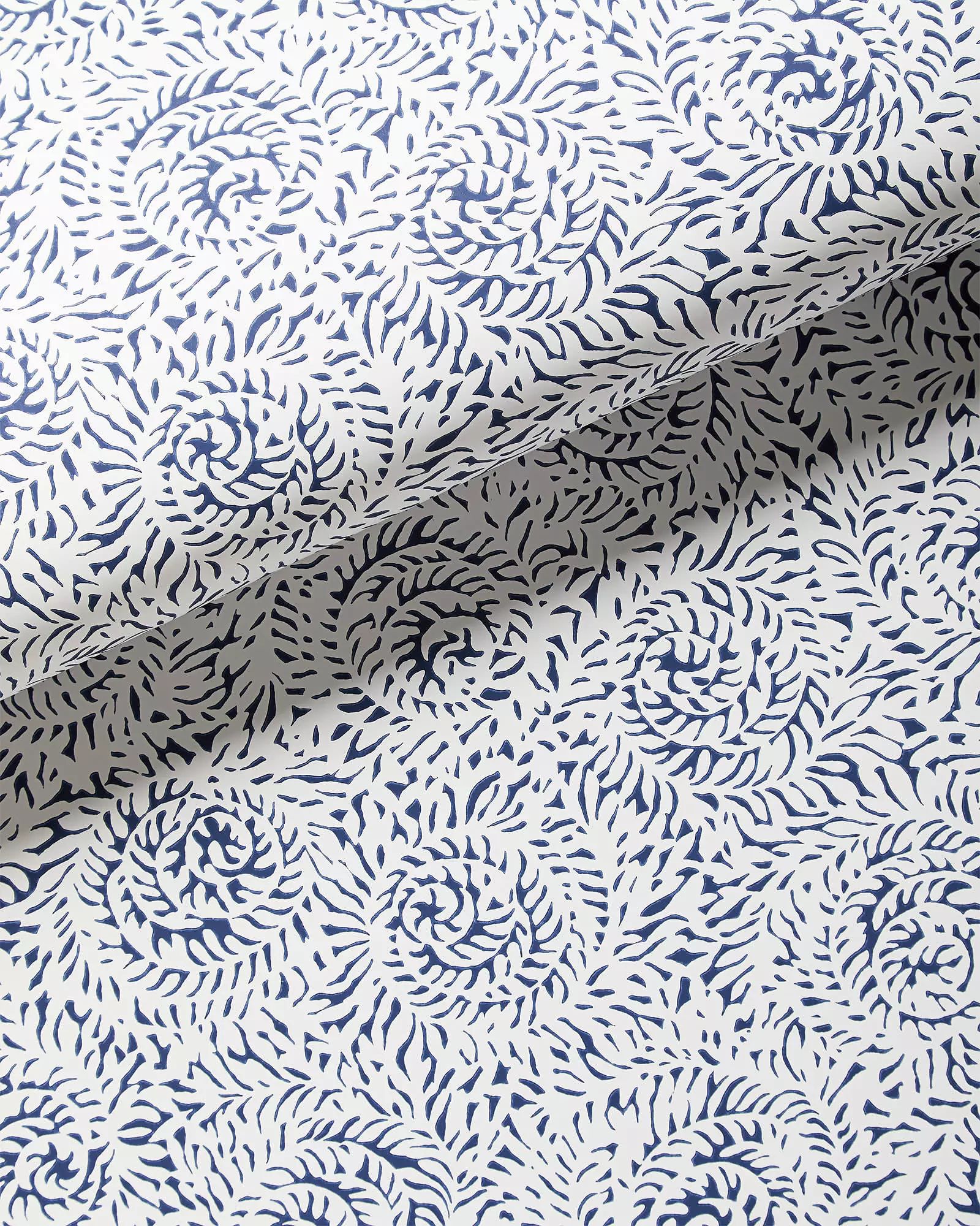 Meadowsweet Wallpaper - Vintage Indigo | Serena and Lily