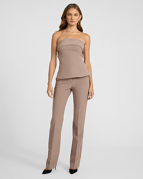 Editor Studio Stretch Twill Mid Rise Bootcut Pant | Express