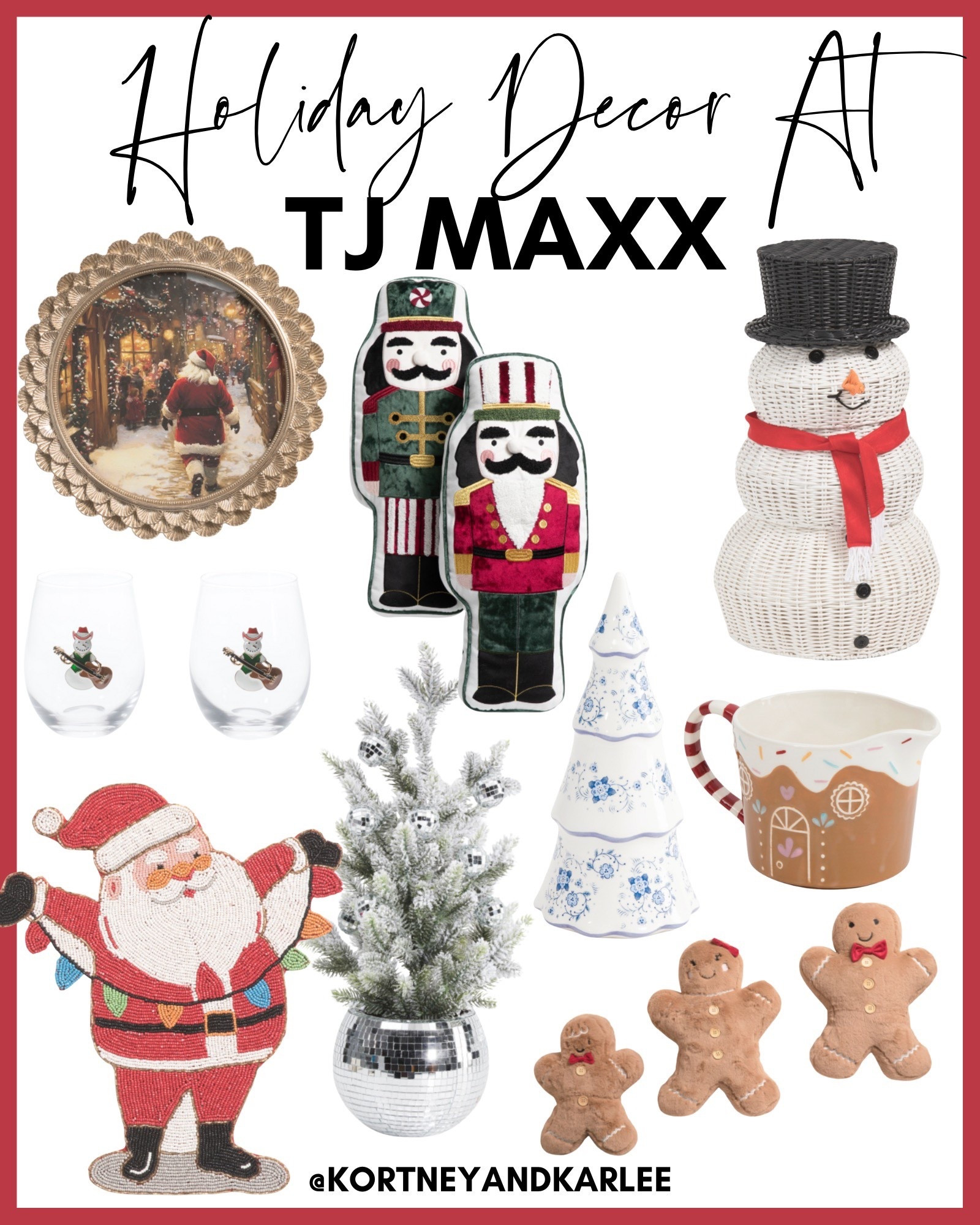 Holiday Decor at TJ Maxx!

Kortney and Karlee | #kortneyandkarlee #LTKfindsunder50 #LTKfindsunder100 #LTKtravel 