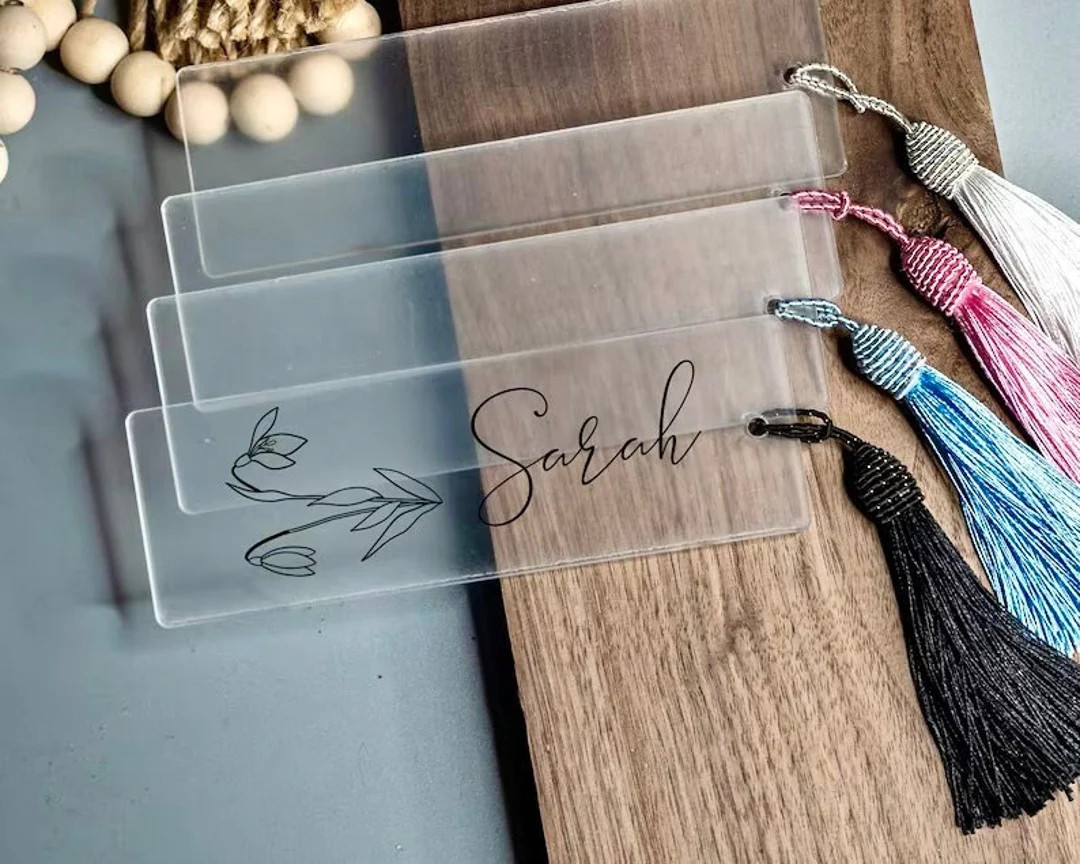 Birth Flower Bookmark,personalized Bookmark,name Bookmark,birthday Gift,valentines Gifts,flower B... | Etsy (US)