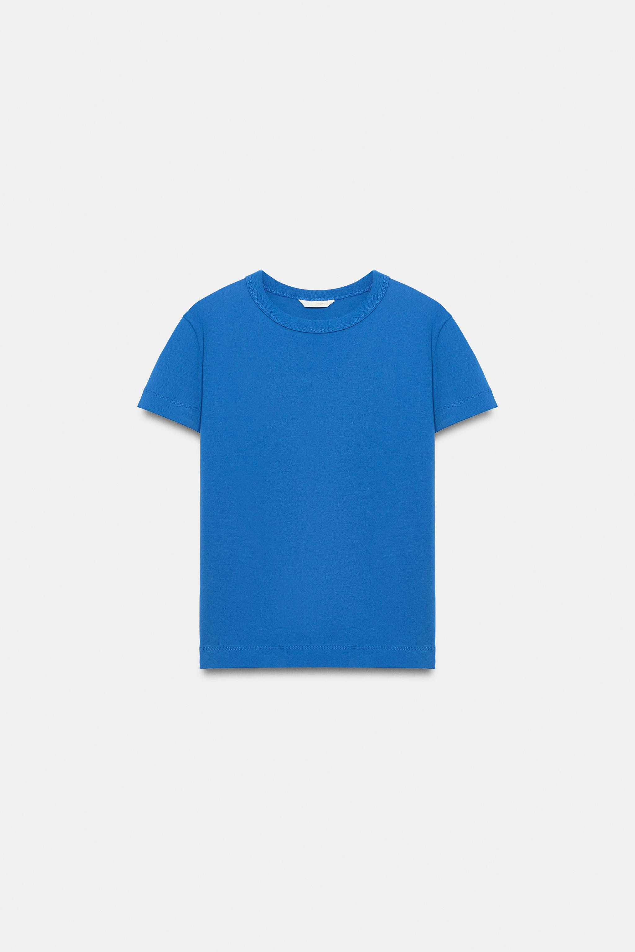 INTERLOCK SHORT SLEEVE T-SHIRT | Zara US