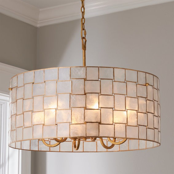 Captiva Shaken Shell Chandelier | Shades of Light