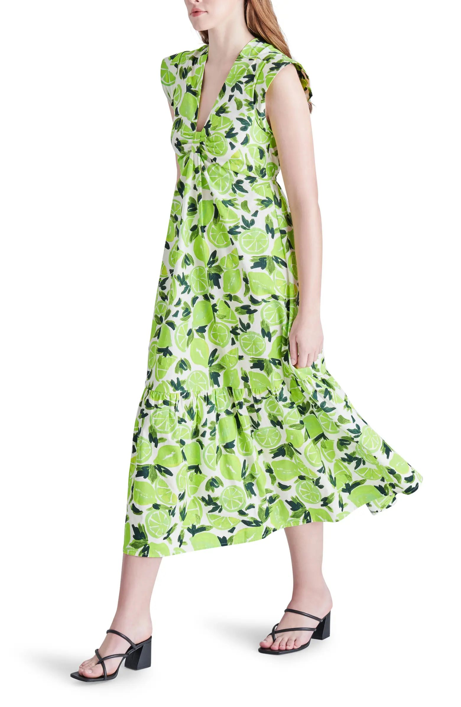 Amanda Lime Print Maxi Dress | Nordstrom