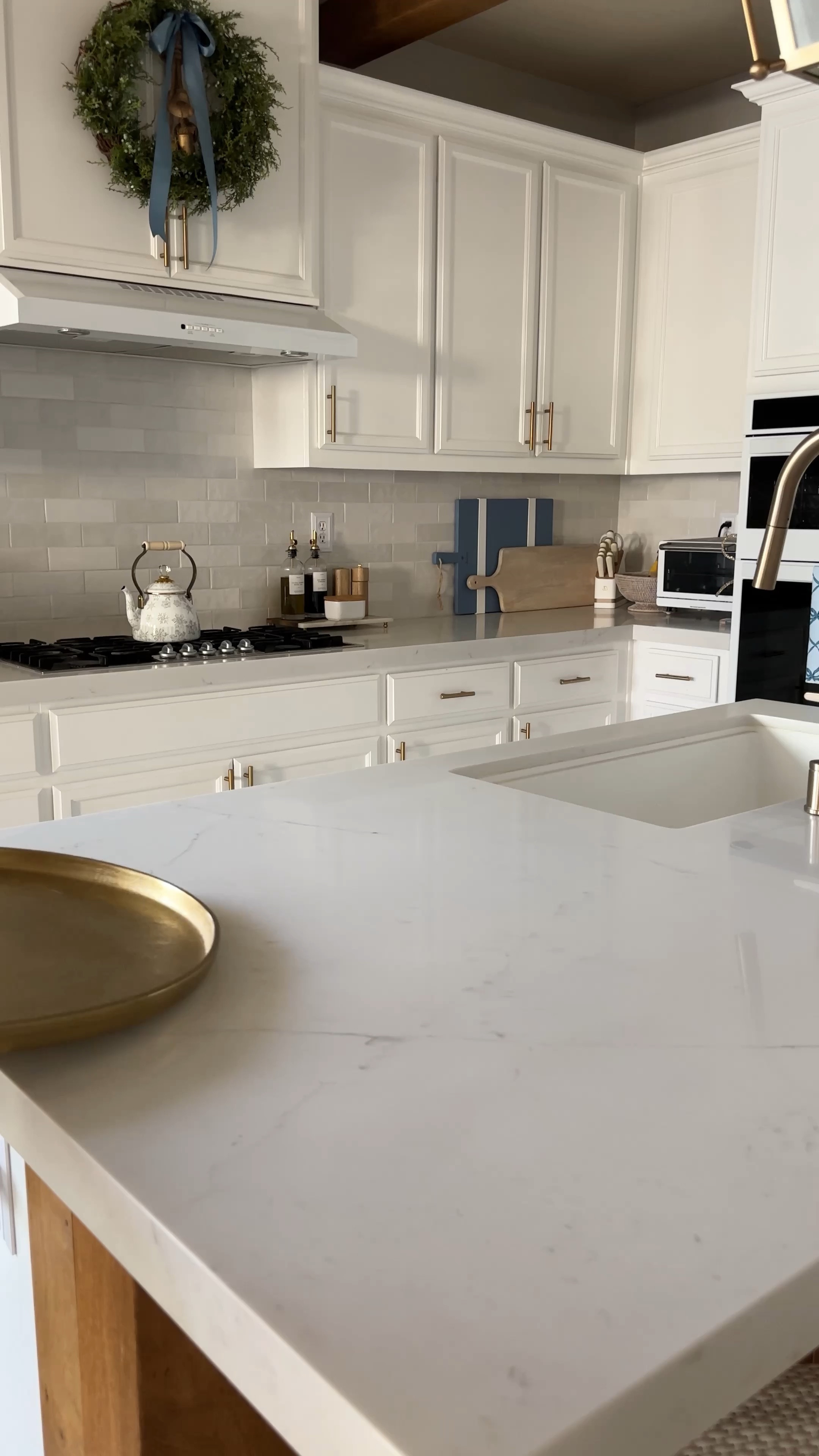 Kitchen tray Christmas decorating. 

#LTKSeasonal #LTKHome #LTKHoliday