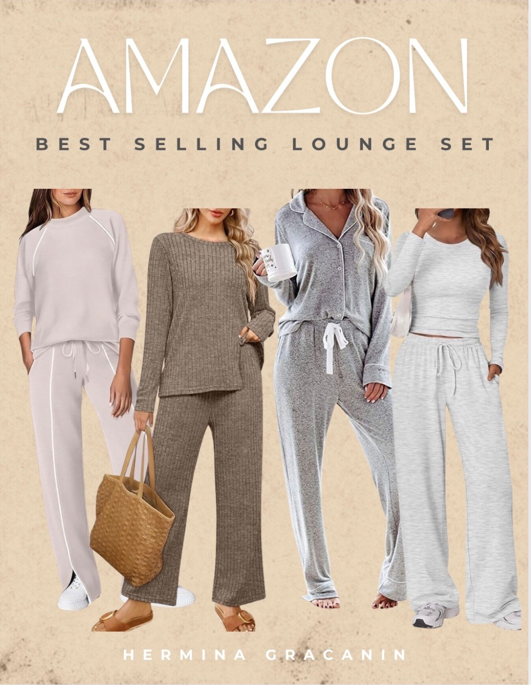 Amazon, amazon fashion, lounge sets, fall fashion, winter fashion, cozy sets, gift ideas