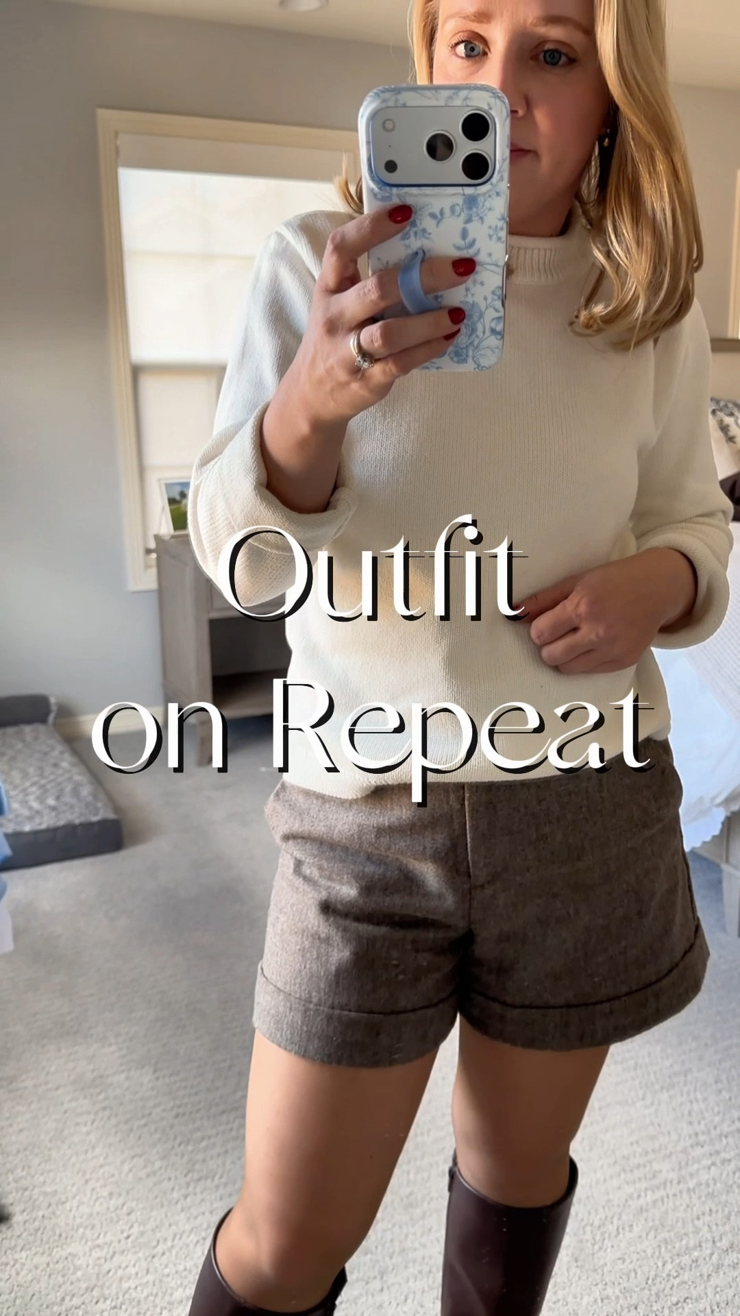 Love a heavier winter short paired with tights and knee high boots! Shorts fit tts and similar sweaters.

Petite, winter outfit, daily ootd, knee high boots 

#LTKPetite #LTKootd #LTKgrwm