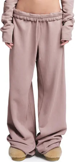 Wide Leg French Terry Sweatpants | Nordstrom