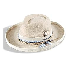 Open Road Hat Fedora Hat Pure Wool Felt Hat Vintage Rancher Hat Airway Vented Panama Hats for Men... | Amazon (US)
