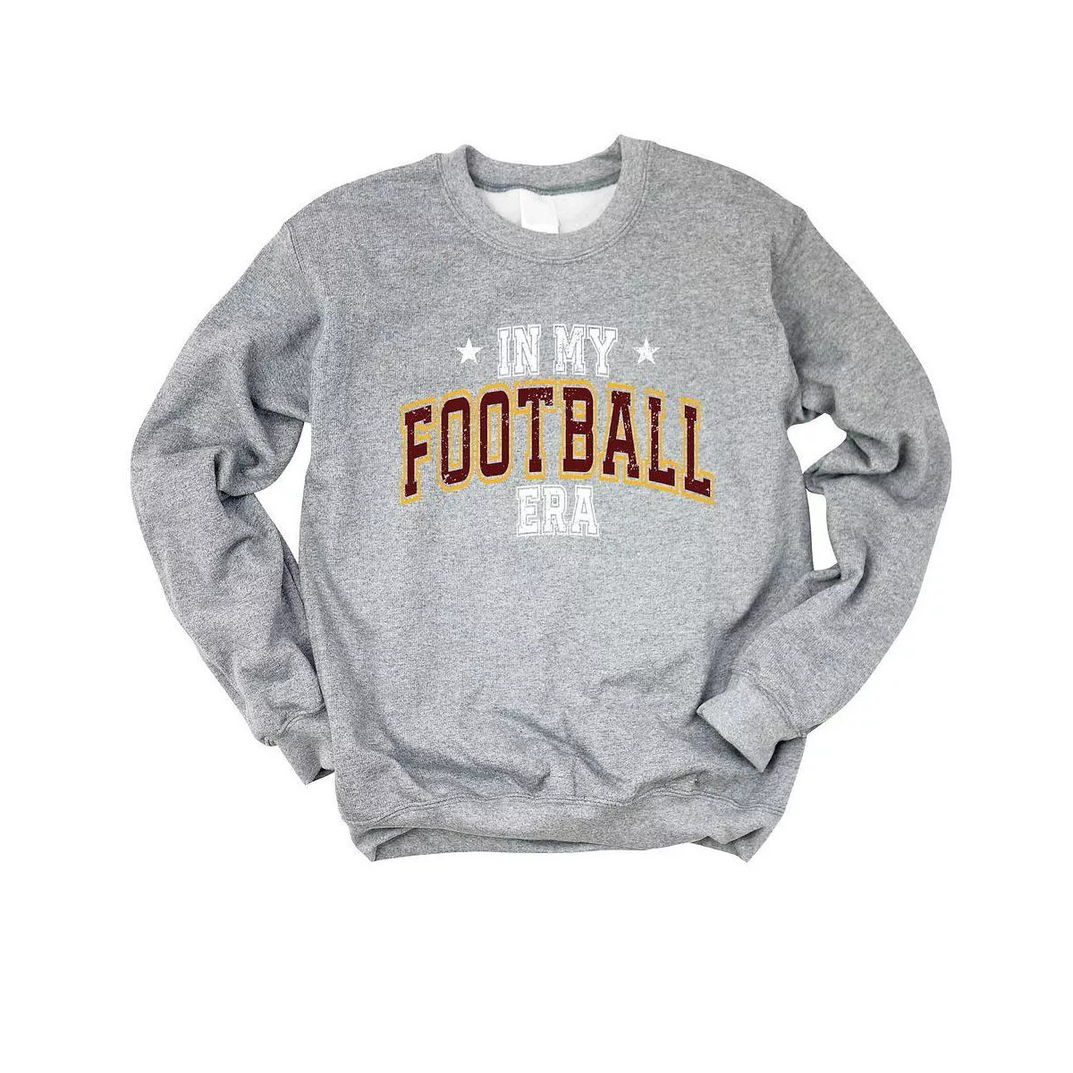 Simply Sage Market Women's Graphic Sweatshirt In My Football Era - Maroon | Target