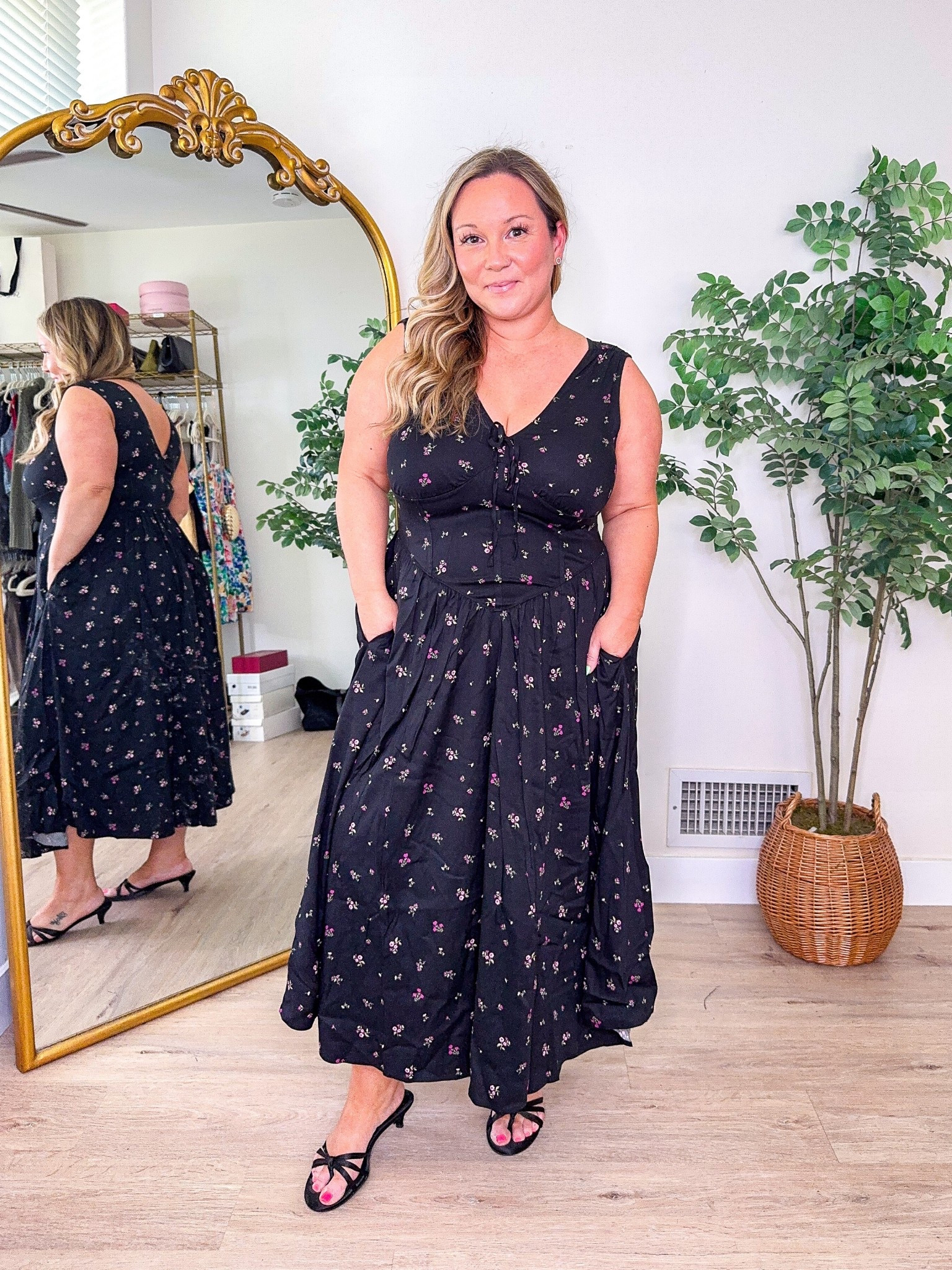 Torrid spring outfit 
Dress size 10/00 - you may want to size up if you’re busty! 
This is great for Easter, Mother’s Day, brunch, graduation- it’s so comfy and cute! 

Spring outfit, spring dress, Easter outfit, petite style, midsize outfit, Torrid, spring style, floral dresss

#LTKPetite #LTKMidsize #LTKSeasonal