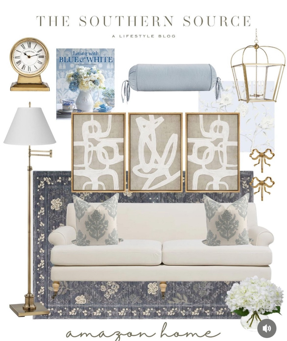 Obsessed with these home decor finds from Amazon—everything looks better in blue! 

#LTKFindsUnder100 #LTKHome #LTKStyleTip